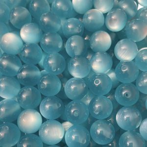 Acrylic Teal Beads, 16mm